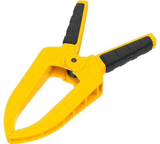 Изображение товара Струбцина Denzel клещеобразная, удлиненная 50x80 мм двухкомпонентные рукоятки 20789