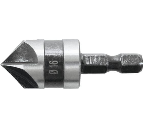 Изображение товара Зенкер конический по дереву, 16 мм, 6-гранный хвостовик, Политех 4970216