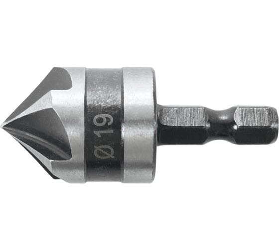 Изображение товара Зенкер конический по дереву, 19 мм, 6-гранный хвостовик, Политех 4970219