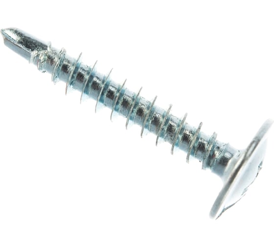 Изображение товара Саморез Стройметиз 4,2х25 металл-металл с прессшайбой, сверло, цинк уп. 200 шт. 2060084