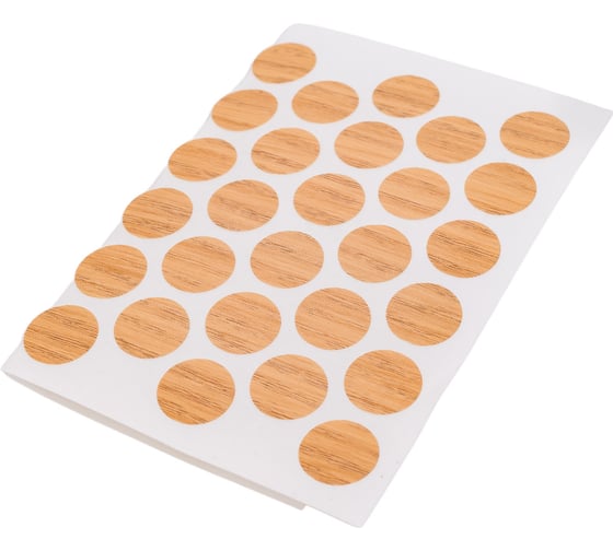 Изображение товара Заглушка-самоклейка Tech-Krep/Zitar 14 мм дуб 50 шт 147769