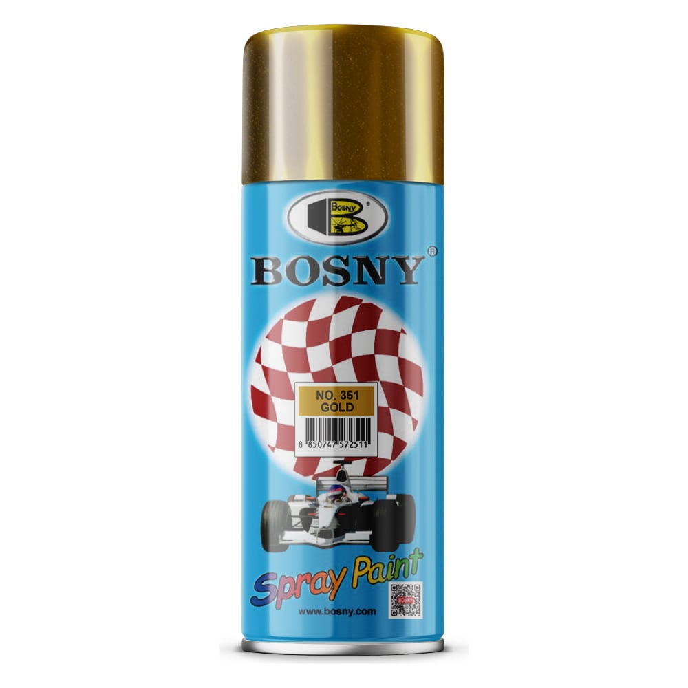 Аэрозольная акриловая краска Bosny специальная фосфоресцентная краска bosny