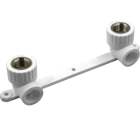 Изображение товара Планка для смесителя РОСТерм 20 мм х 1/2" ВР полипропилен D20х1/2 ВР strapPPR20-1/2in