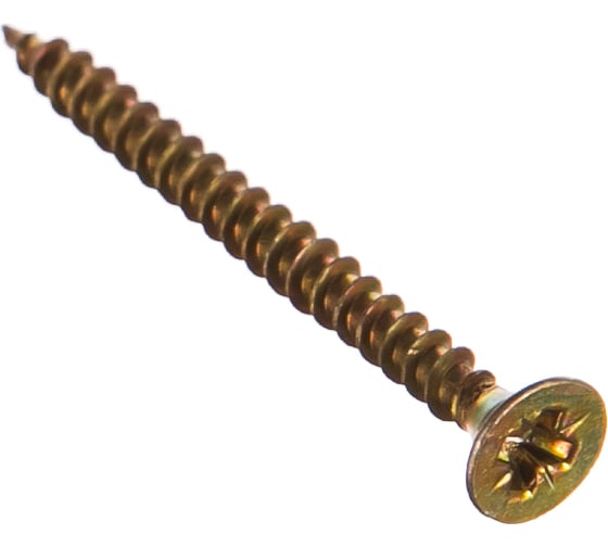 Изображение товара Саморез Стройметиз 3,5х40 универсальный, желтый цинк уп. 200 шт. 2140474