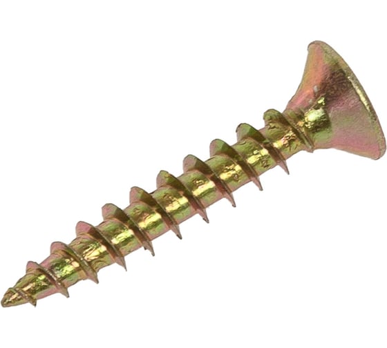 Изображение товара Саморез Стройметиз 4,0х25 универсальный, желтый цинк уп. 1600 шт. 2140648