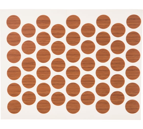 Изображение товара Заглушка-самоклейка Tech-Krep/Zitar 14 мм орех 50 шт 147774