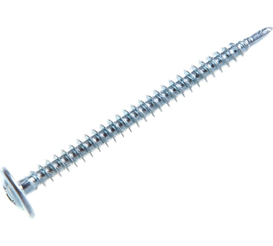 Изображение товара Саморез Стройметиз 4,2х50 металл-металл с прессшайбой, сверло, цинк уп. 100 шт. 2060135