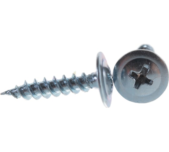 Изображение товара Саморез Стройметиз 4,2х19 металл-металл с прессшайбой, цинк уп. 1400 шт. 2050078