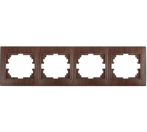 Изображение товара Горизонтальная рамка Intro 150410 на 4 поста, СУ, Plano, венге Б0030104