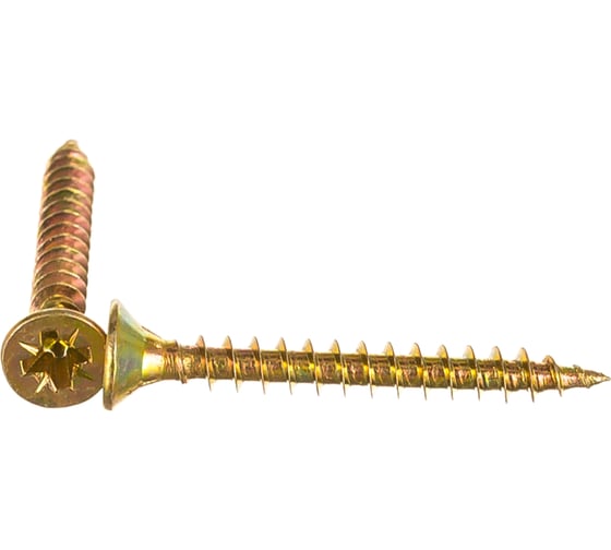 Изображение товара Саморез Стройметиз 4,0х35 универсальный, желтый цинк уп. 200 шт. 2140664