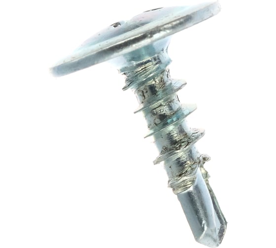 Изображение товара Саморез Стройметиз 4,2х13 металл-металл с прессшайбой сверло, цинк уп. 2000 шт. 2060058