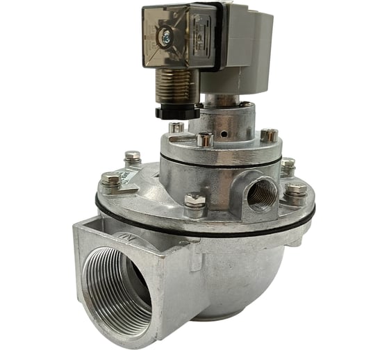 Изображение товара Импульсный электромагнитный клапан для рукавных фильтров ArTorq мембранного типа, резьбовой, диафрагма NBR, IK45R.24DC