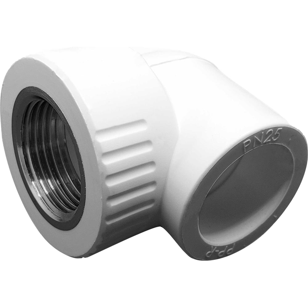 Изображение товара Комбинированный угольник РОСТерм 20 мм 3/4 ВР полипропилен профессиональный