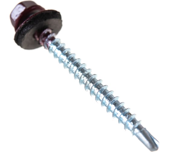 Изображение товара Кровельный саморез Стройметиз 4,8х51 винно-красны RAL 3005 уп. 200 шт. 2140056