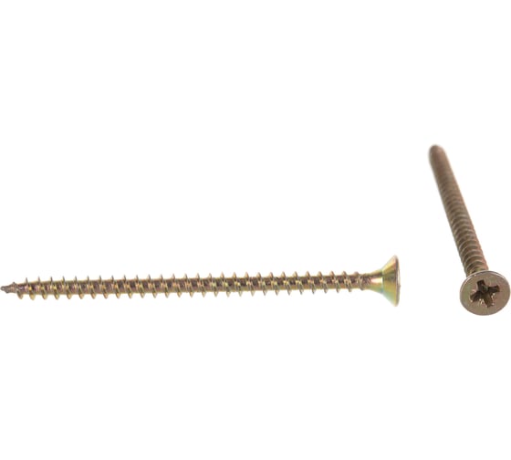 Изображение товара Саморез Стройметиз 4,0х60 универсальный, желтый цинк уп. 400 шт. 2140708