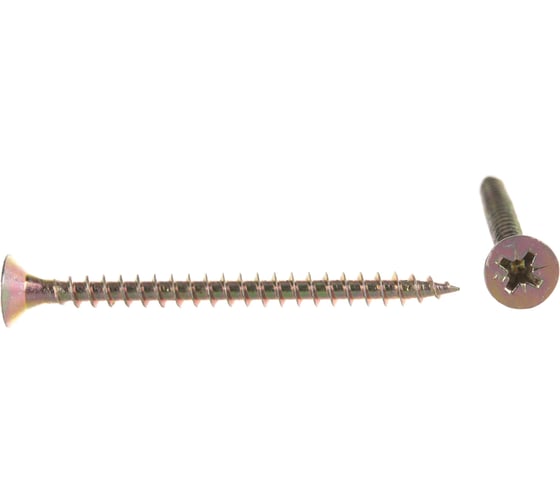 Изображение товара Саморез Стройметиз 5,0х60 универсальный, желтый цинк уп. 300 шт. 2140888