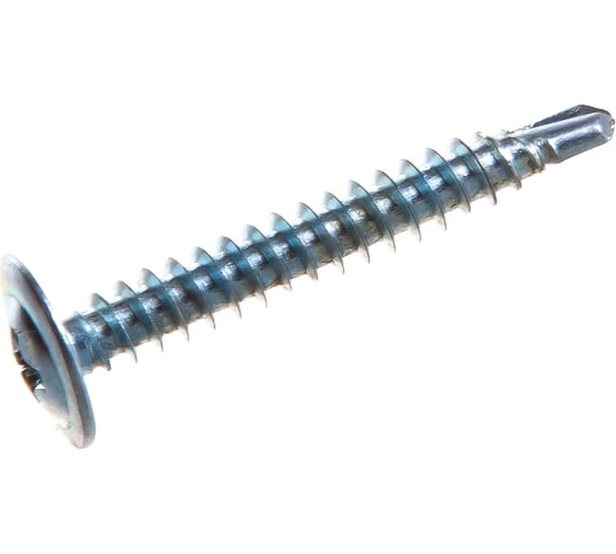 Изображение товара Саморез Стройметиз 4,2х32 металл-металл с прессшайбой сверло, цинк уп. 750 шт. 2060098