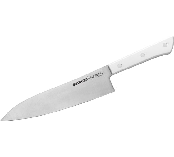Изображение товара Кухонный нож Samura "HARAKIRI" Гранд Сантоку 197 мм, коррозионно-стойкая сталь, ABS пластик SHR-0096W/K