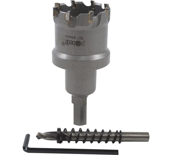 Изображение товара Коронка по металлу с твердосплавными пластинами, 35 мм Pobedit 4848435