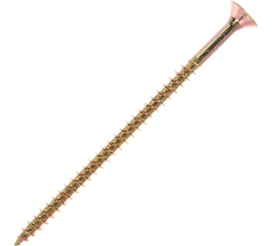 Изображение товара Саморез Стройметиз 4,0х70 универсальный, желтый цинк уп. 350 шт. 2140718