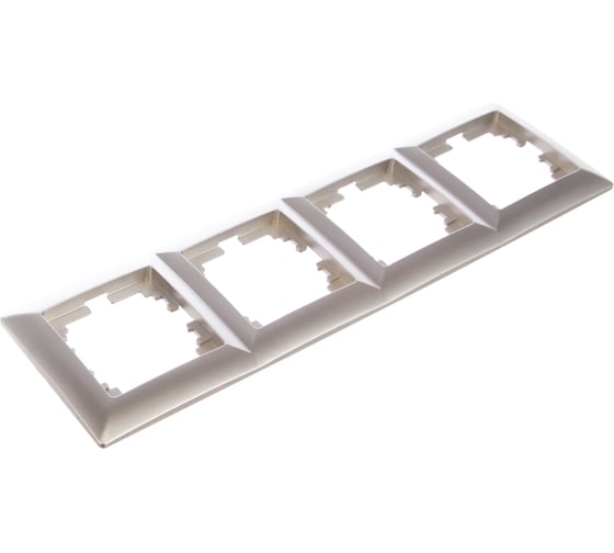 Изображение товара Рамка Intro 450403 на 4 поста, СУ, Solo, алюминий Б0043426