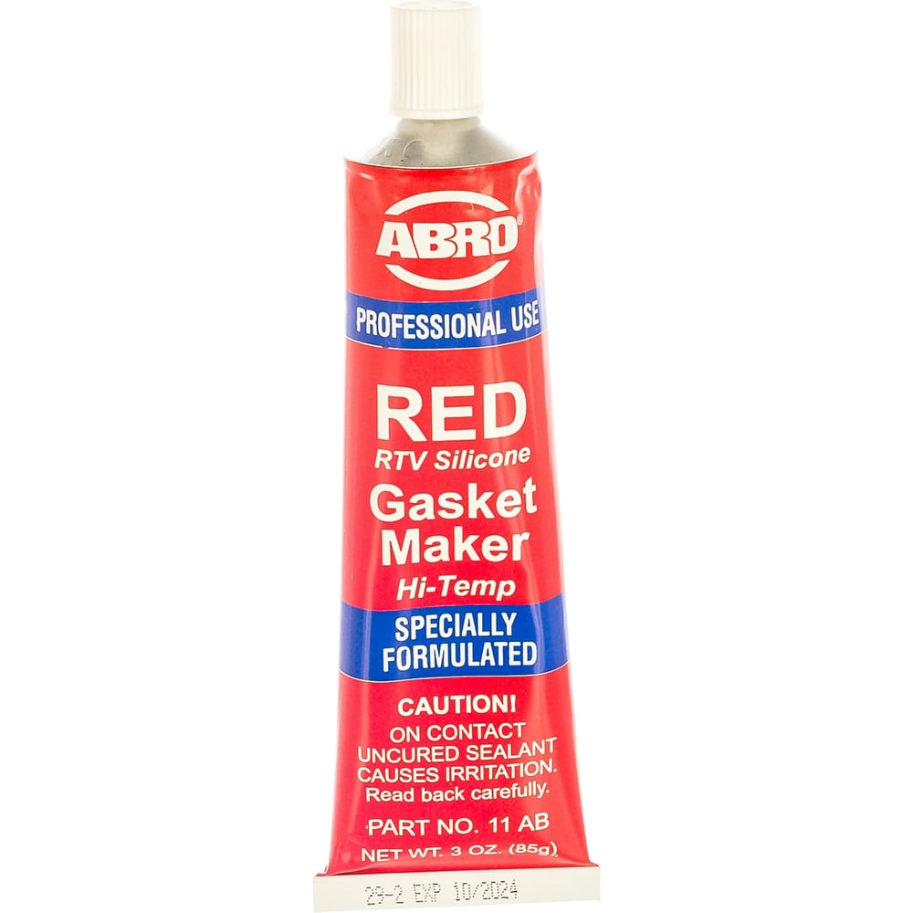 Высокотемпературный герметик прокладок ABRO, цвет красный