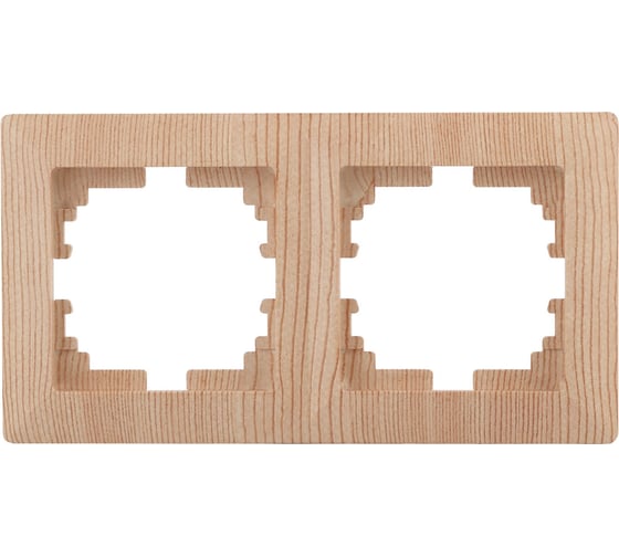 Изображение товара Рамка Intro 450211 на 2 поста, СУ, Solo, сосна Б0043416