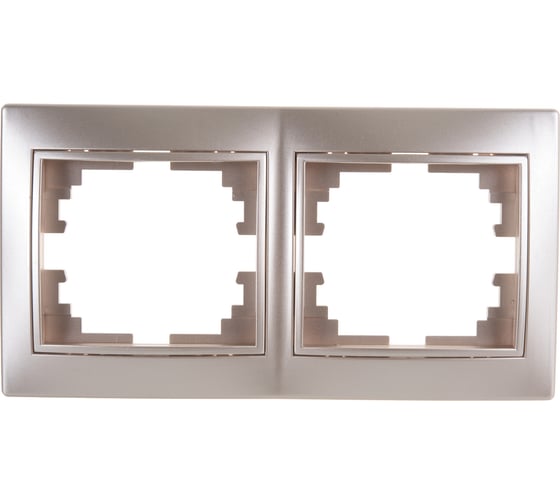 Изображение товара Горизонтальная рамка Intro 150204 на 2 поста, СУ, Plano, шампань Б0030095