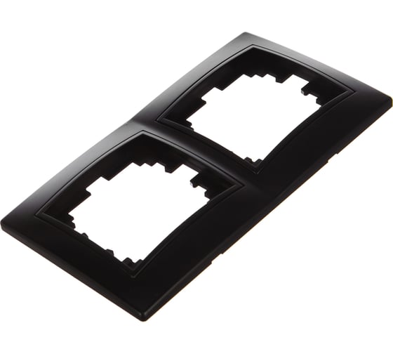 Изображение товара Горизонтальная рамка Intro 150205 на 2 поста, СУ, Plano, антрацит Б0044579