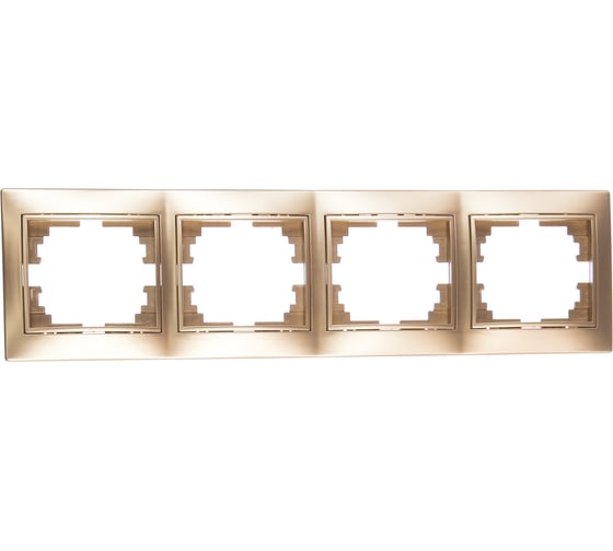 Изображение товара Горизонтальная рамка Intro 150404 на 4 поста, СУ, Plano, шампань Б0030103