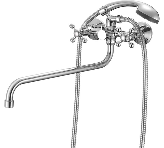 Изображение товара Смеситель для ванны с длинным изливом Milardo Duplex DUPSB02M10