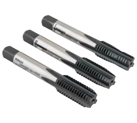 Изображение товара Комплект ручных метчиков NORGAU 3 шт. M3х0,5 013006130