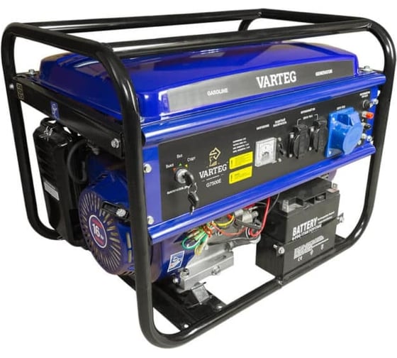 Изображение товара Бензиновый генератор VARTEG G7500E 5822
