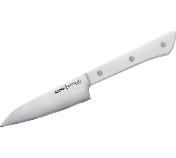 Изображение товара Кухонный нож Samura "HARAKIRI" овощной, 99 мм, коррозионно-стойкая сталь, ABS пластик SHR-0011W/K