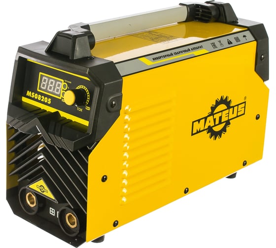 Изображение товара Сварочный инверторный аппарат MATEUS MMA-200 MS08205