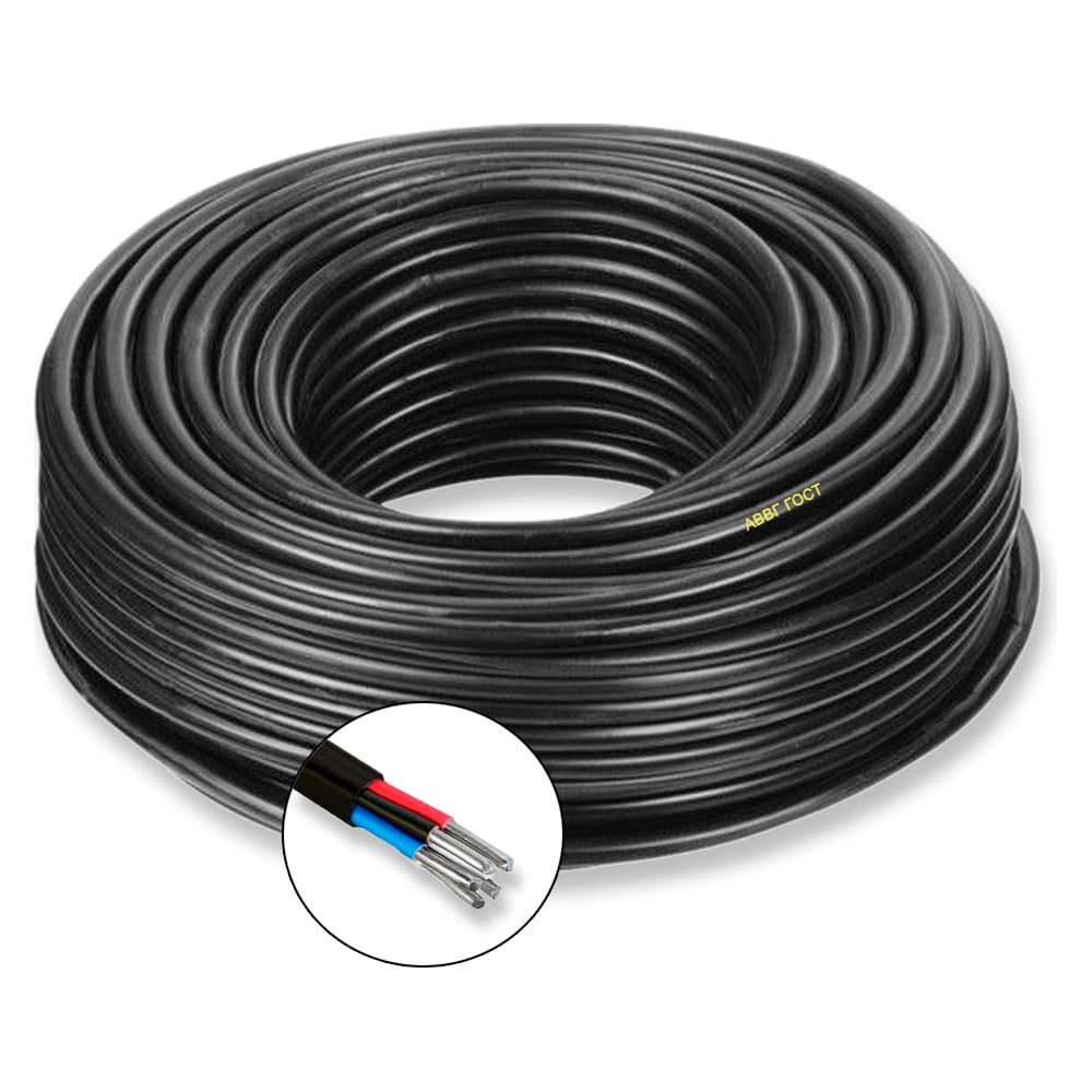 Силовой кабель ПРОВОДНИК, цвет черный OZ4381L50 - фото 1