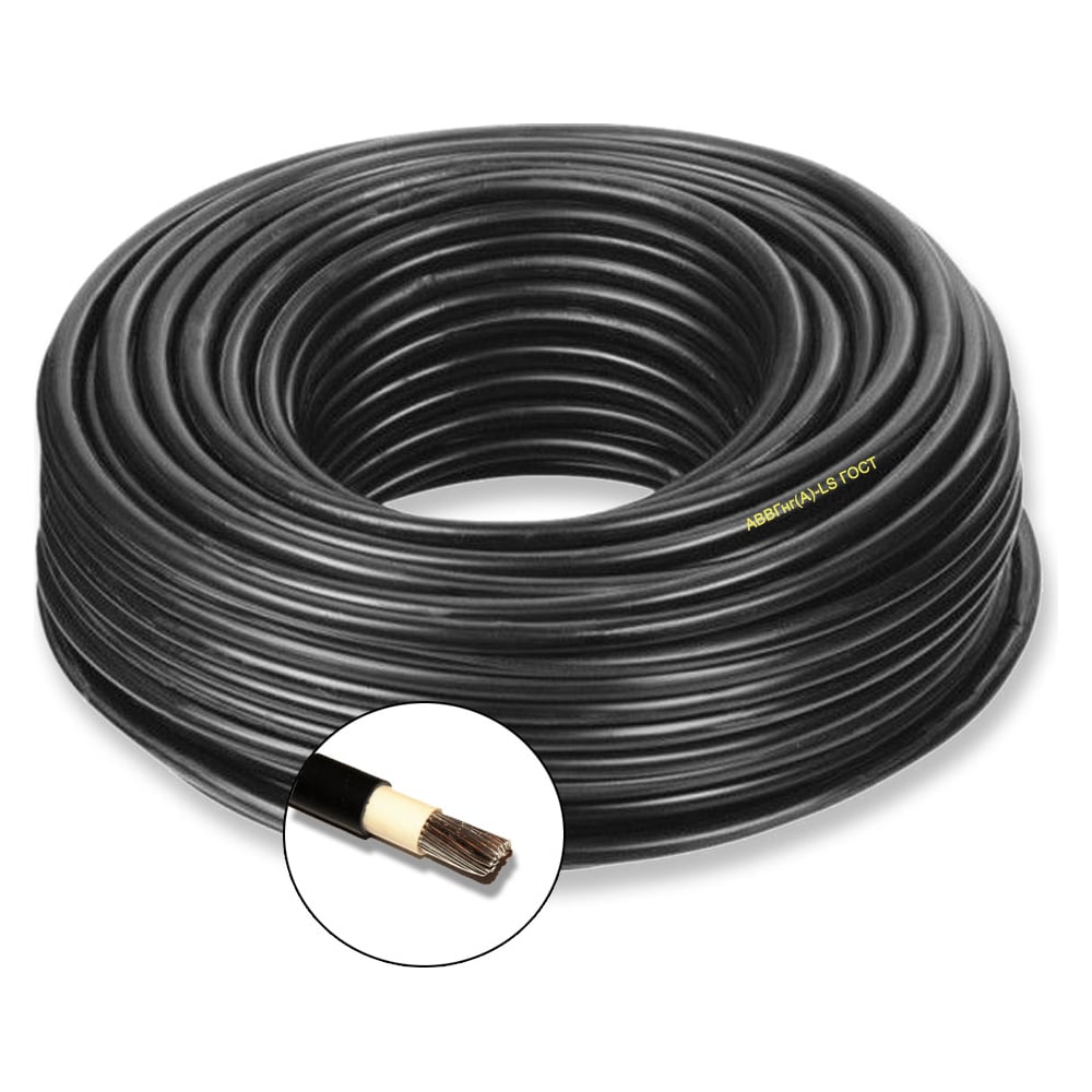 Силовой кабель ПРОВОДНИК, цвет черный OZ5015L150 - фото 1
