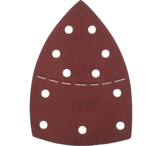 Изображение товара Треугольный шлифовальный лист 150 мм, Р320, 30 шт для реноватора Vitatools T-P320-150-30-11