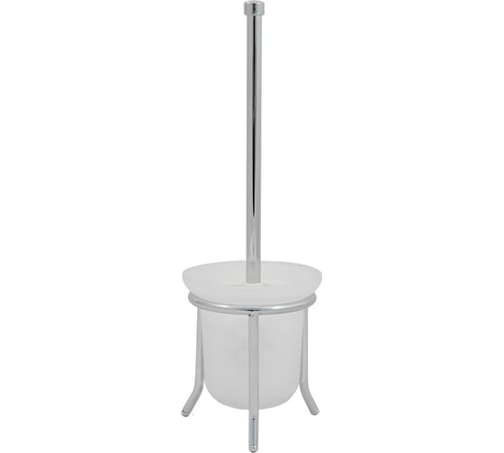 Изображение товара Напольный стеклянный ершик Solinne 11062, хром, стекло-сатин 2522.018