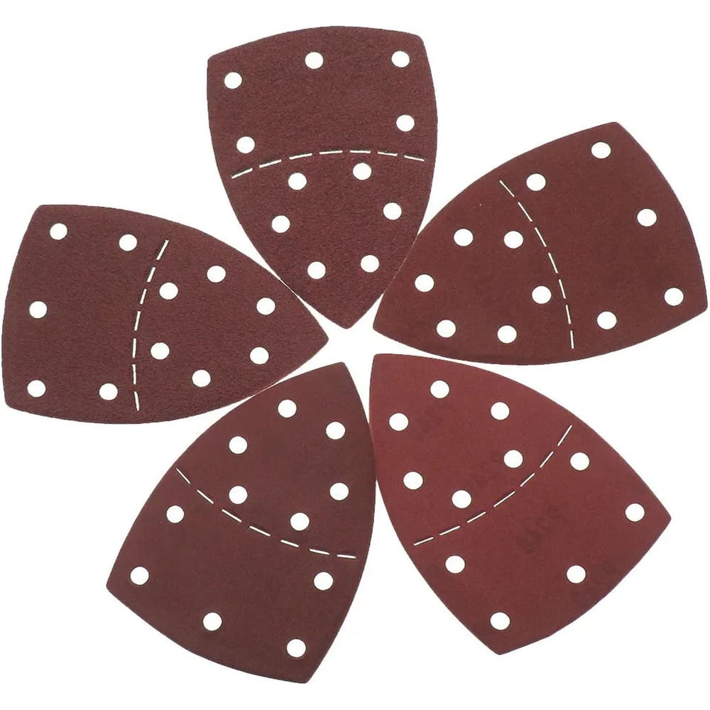 Изображение товара Треугольный шлифовальный лист 150 мм P100, 10 шт Vitatools T-P100-150-10-11