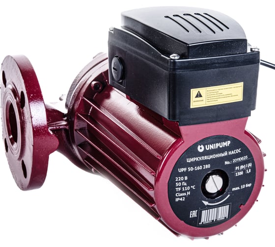 Изображение товара Циркуляционный насос UNIPUMP UPF 50-160 280 10092