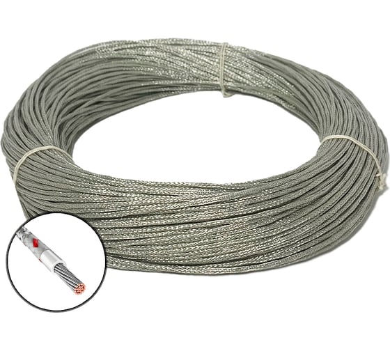 Изображение товара Бортовой экранированный провод ПРОВОДНИК бпвлэ 1x1.5 мм2, 10м OZ70371L10