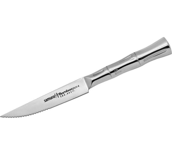 Изображение товара Кухонный нож Samura "Bamboo" для стейка, 110 мм, AUS-8 SBA-0031/K