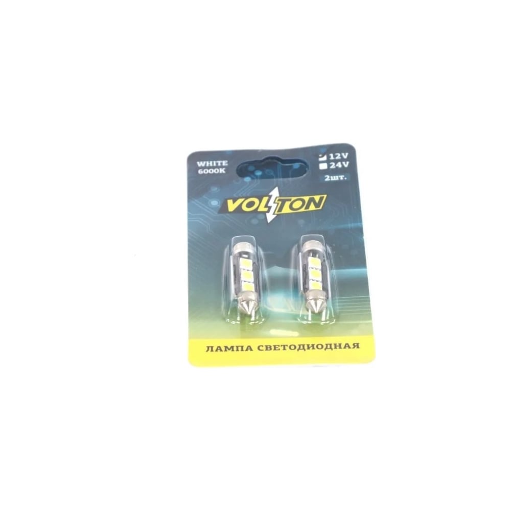 Изображение товара Светодиодная лампа VOLTON Т11 SMD 5050 12V 2 шт блистер