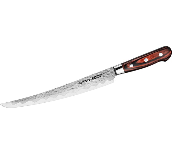 Изображение товара Кухонный нож Samura "KAIJU" для нарезки, слайсер Tanto 230 мм, AUS-8, дерево, с больстером SKJ-0046BT/K