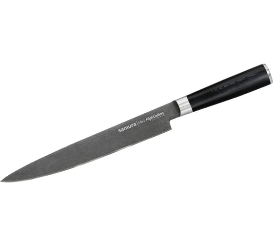 Изображение товара Кухонный нож для нарезки Samura Mo-V Stonewash  230 мм, G-10 SM-0045B/K
