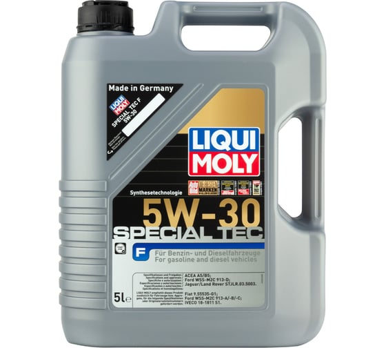 Изображение товара НС-синтетическое моторное масло LIQUI MOLY Special Tec F 5W-30, A5/B5, 5 л 2326