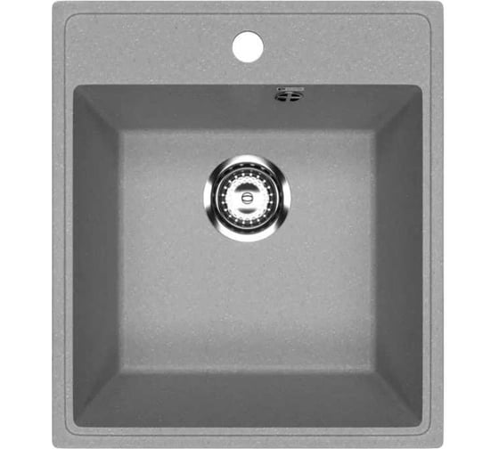 Изображение товара Кухонная мойка из искусственного камня Uperwood ECON прямоугольная, серая матовая UPD-404_003 4910201225