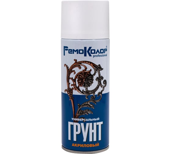 Изображение товара Универсальный акриловый грунт РемоКолор белый, 520 мл, 1 шт. 69-9-153