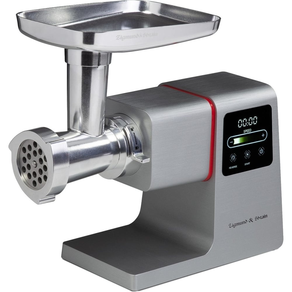 Изображение товара Мясорубка Zigmund & Shtain zmg-050 с насадками и реверсом